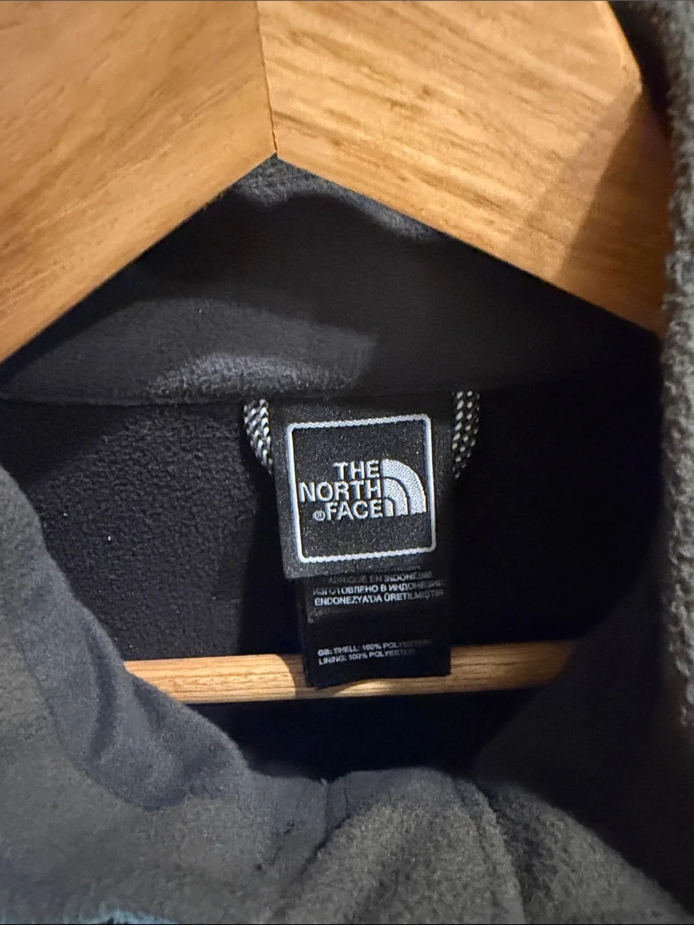 The North Face Men's Olive Fleece Full-Zip Jacket